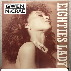 レア 1988 Gwen McCrae / Eighties Lady b/w Generate Love Original UK 12 The Danceyard 80s Electronic Funk Soul Disco Muro Coco Kiyo