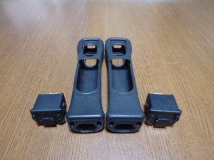 MJ081【送料無料】Wii モーションプラス　リモコンカバー　ジャケット　2個セット　ブラック（クリーニング済）黒
