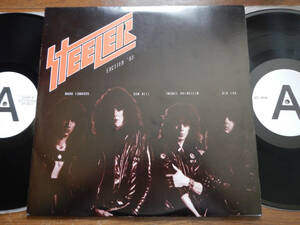 【LP】STEELER(ST83RF85日本製キニー2枚組EXCITED’83/RISING FORCE/YNGWIE MALMSTEEN/KINNIE/MADE IN JAPAN)