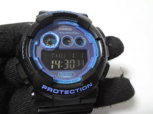 カシオ CASIO Gショック G-SHOCK ネオンカラー ブルー GD-120N-1B2JF 展示未使用品