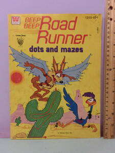  Looney Tunes * Roadrunner мозаика & иллюстрации книжка 72 страница иллюстрации книга с картинками Vintage 1979 год *wai Lee * койот Looney Tunes