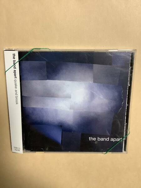 送料無料 THE BAND APART「QUAKE AND BROOK」