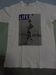 LIFE life X RAGE BLUE Rageblue official collaboration print T-shirt regular goods size M