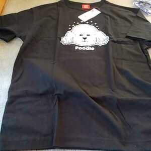 [500]ojiko#OJICO# men's L size # poodle #poodle# T-shirt # dog 