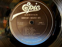 DONOVAN●DONOVAN'S GREATEST HITS Epic PE 26439●210106t1-rcd-12-rkレコード米盤米LPロックドノヴァンベストリイシュー_画像3
