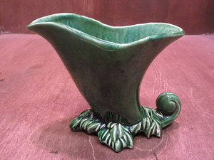  Vintage ~70's*McCOY ceramic planter green *210114n8-otclct 60s1960s1970s mccoy ceramics inserting thing plant pot retro american miscellaneous goods 