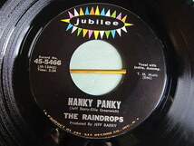 THE RAINDROPS●HANKY PANKY/THAT BOY JOHN Jubilee 45-5466●210116t2-rcd-7-rkレコード45米盤ロック60's US盤_画像1