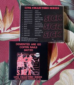 Demented Are Go / Skitzo / Coffin Nails CD Sick Sick Sick サイコビリー ロカビリー France Press