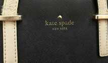 Kate spade new york ケイトスペード CEDAR STREET SMALL HAYDEN 2WAYショルダーハンドバッグ 白黒バイカラー レザー PXRU5491 S738 0315__画像2