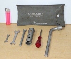 *.-739 Subaru 360 оригинальный др. инструмент 6 шт. комплект божьи коровки старый машина сделано в Японии подлинная вещь кейс размер : длина 10× длина 23× толщина 3cm