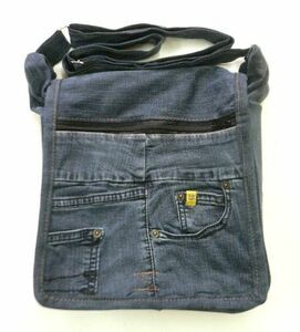  jeans remake Denim shoulder man and woman use / hand made bag ALL20%OFF