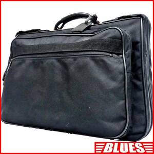  prompt decision *JAL*ga- men to case Japan Air Lines men's black black original leather business bag real leather suitcase business trip bag bag bag trunk 