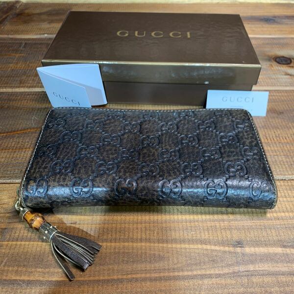 GUCCI ラウンドファスナー 長財布