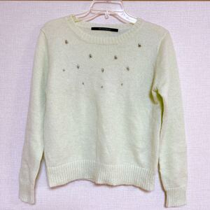 イェッカヴェッカ グリーン モヘヤ ニット セーター