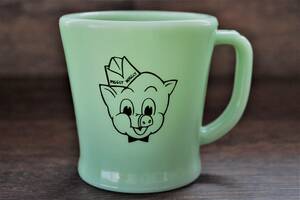 美品! ★ ファイヤーキング ジェダイ ピグリーウィグリー PIGGLY WIGGLY アドマグ FIRE KING