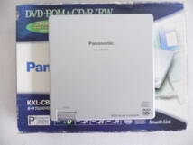 PC購入時特別割引あり【ほぼ新品】Panasonic 外付けUSBバスパワー ポータブルDVD-ROM＆CD-R/RWドライブ KXL-CB45AN ライティングソフト付き_画像2