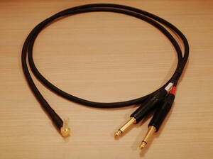 * MOGAMI 2549 TS phone -L type стерео Mini штекер 3.5mm изменение кабель 1m Y кабель позолоченный NP2X-B OYAIDE P-3.5GL *