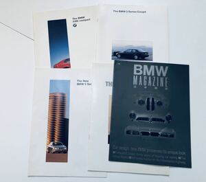 ◎ BMW 3シリーズ ５シリーズ Sedan Coupe マガジン セダン クーぺ ドイツ スポーツ カタログ パンフレット 旧車 セット 入手困難 ◎K131