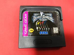  mighty *mo- fins * Power Ranger MIGHTY MORPHIN POWER RANGERS Game Gear rare including in a package possible!! prompt decision!! large amount exhibiting!