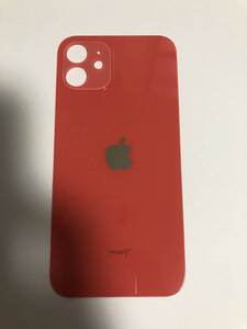 iPhone 12 専用バックパネル レッド 背面ガラス新品未使用品 !!