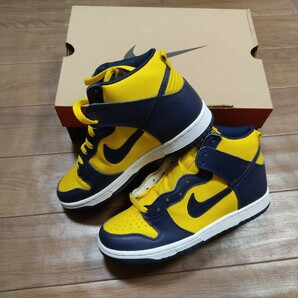 新品　NIKE DUNK HIGH LE ナイキ ダンク ハイ ミシガン　26.5cm