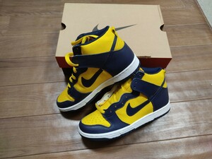 新品　NIKE DUNK HIGH LE ナイキ ダンク ハイ ミシガン　26.5cm