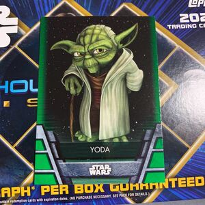 2020 topps スターウォーズ holocron ヨーダ