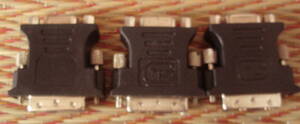 ★VGA-DVI変換アダプタ D-Sub 15pin(F) - DVI-I 29pin(M) 3個セット★送料無料!