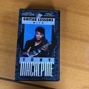 (貴重・未DVD化VHS) Guitar Lessons with Tony Macalpine トニー・マカパイン