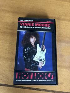 (未DVD化VHS)Vinnie Moore Speed,Accurary and Articulation ヴィニー・ムーア ギター教則ビデオ