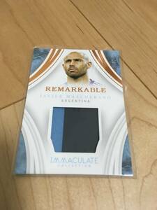 2017PANINI IMMACULATE ハビエル・マスケラーノ　アルゼンチン　REMARKABLE 25シリ