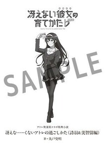 冴えない彼女の育てかた♭ アトレ秋葉原コラボ限定 第1弾 特典 小説 霞ヶ丘詩羽 冴えカノ