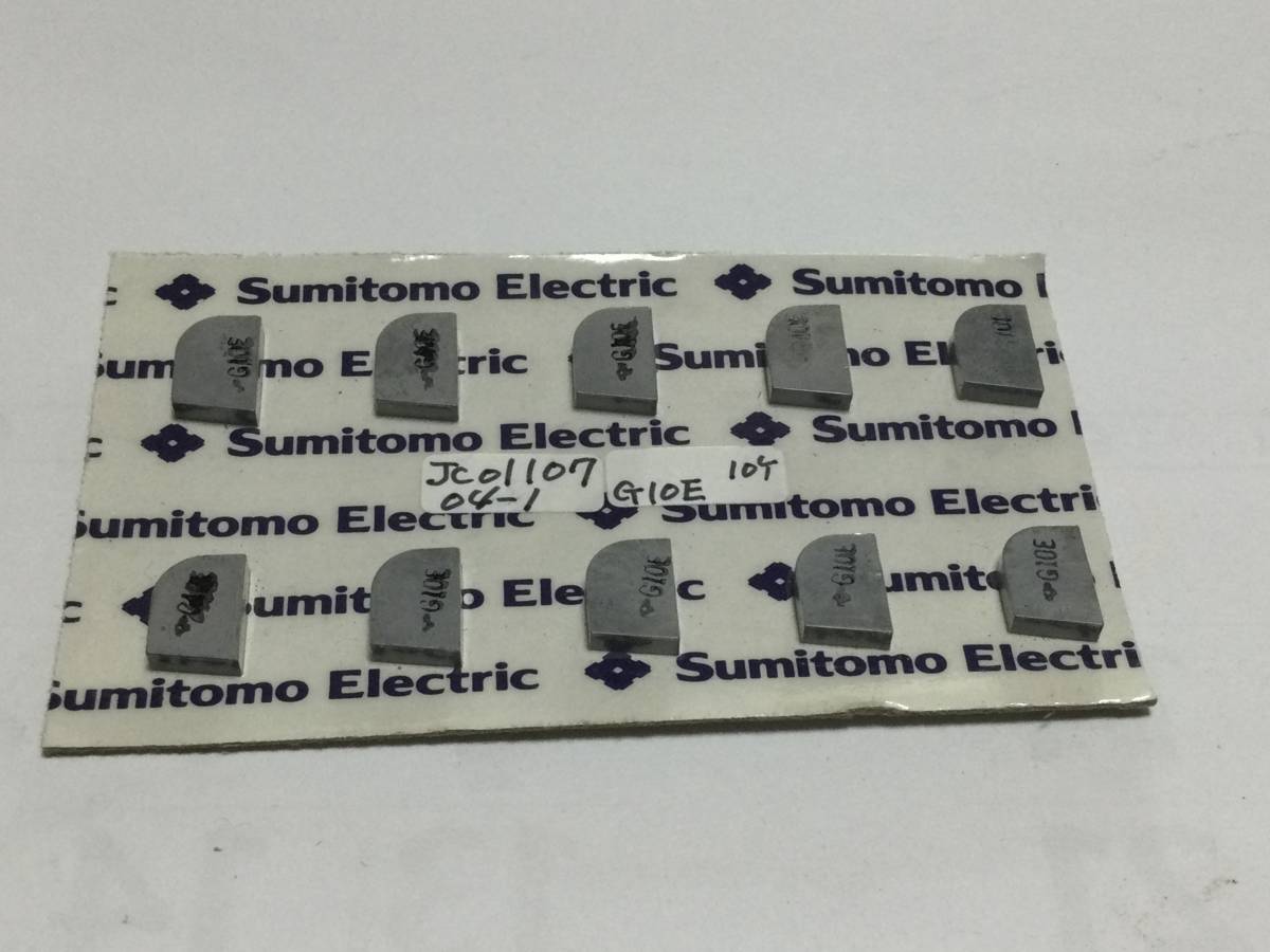住友　チップ　超硬バイト用　04-1 G10E 10個一式　JC01107