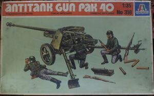 希少 antitank Gun Pak 40 1/35 ITALAEREI イタレリ プラモデル 20210128 tkhshss h 0121