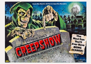 UK版ポスター『クリープショー』（Creepshow）★ジョージ・A・ロメロ/スティーヴン・キング/トム・サヴィーニ/ジャック・ケーメン/ホラー