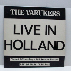 VARUKERS， THE-Live In Holland (UK Orig.Limited 1,500 LP)
