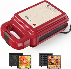 朝からいいモノ食べたいじゃない ホットサンドメーカー ワッフルプレート、レシピ付
