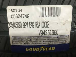 245/45R20 99V グッドイヤー(GOODYEAR) EAGLE RS-A 新品処分 2018年製 4本セット(1FK003)①