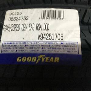 P245/50R20 102V 新品処分 グッドイヤーEAGLE RS-A 夏タイヤ 2018年製 4本セット(2FW2001)③の画像1