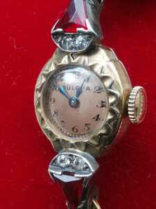 BULOVA Broba antique lady's . ornament series hand winding wristwatch 