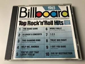 BILLBOARD TOP ROCK'N'ROLL HITS 1965