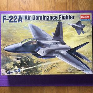 アカデミー1/48 F-22Aラプター戦闘機＋エデュアルド外装エッチング・同マスクシール・クロスデルタノズル等セット未組立内袋未開封絶版品