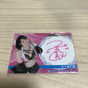 [. 10 storm . love ]BBM 2020 woman Professional Wrestling card Ambitious!! autograph autograph card /120