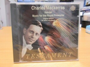 天16★CD★新品未開封（Deadstock/Just New）★Charles Mackerras（マッケラス）｜Handel Music for the Royal Fireworks TESTAMENT