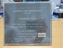 天16★CD★新品未開封（Deadstock/Just New）★RTF　BEETHOVEN:Symphony No.9｜CARL SCHURICHT/シューリヒト/National de la RTF_画像3