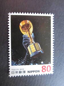 al 4-3 記念切手未使用★FIFA World Cup Historical Posters JULES RIMET CUP　★平成22年発行