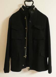 【美品】=FIDELITY＝ フィデリティ ウールジャケット【L】BLACK