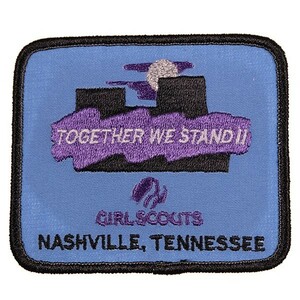 PI121 GIRL SCOUTS NASHVILLE, TENNESSEE ガールスカウト ワッペン パッチ ロゴ エンブレム アメリカ 米国 USA 輸入雑貨