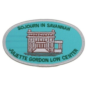 PI177 SOJOURN IN SAVANNAH JULIETTE GORDON LOW CENTER ワッペン パッチ ロゴ エンブレム アメリカ 米国 USA 輸入雑貨