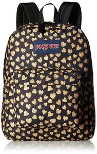 USA正規品 ジャンスポーツ JANSPORT スーパーブレイク SUPERBREAK ハート グリッター USA正規品 バックパック リュック 通学 ジャンスポ